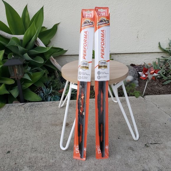 New 21" Windshield wipers SET OF 2 All Metal Structure $20 for Both Auto  Brand - Picture 4 of 7